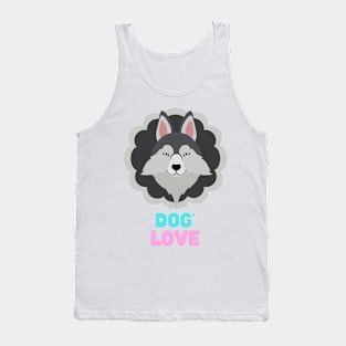 Love dogs my family Tank Top